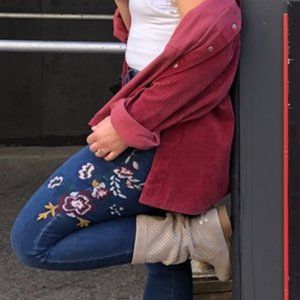 Knox Rose Embroidered Jeans